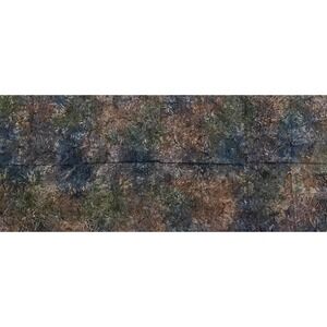 Pine Needles Jewel Tones Blue Green Batik Fabric 1.2 yds x 1/2 yd